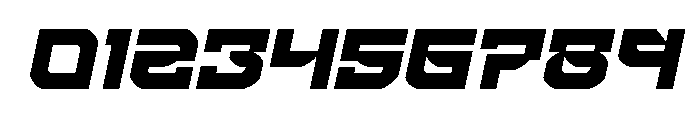 Crimson Destroyer Italic Font OTHER CHARS