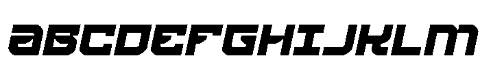 Crimson Destroyer Italic Font UPPERCASE