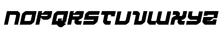 Crimson Destroyer Italic Font UPPERCASE