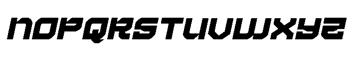 Crimson Destroyer Italic Font LOWERCASE