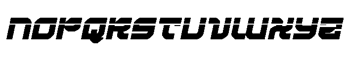 Crimson Destroyer Laser Italic Font UPPERCASE