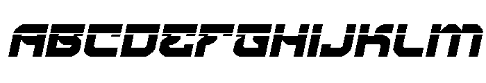 Crimson Destroyer Laser Italic FONT
