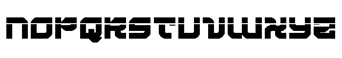 Crimson Destroyer Laser Font UPPERCASE