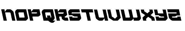 Crimson Destroyer Leftalic Font LOWERCASE