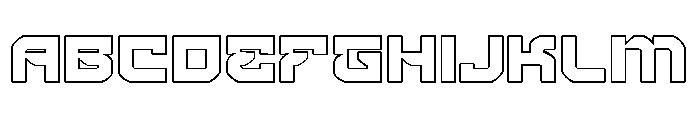 Crimson Destroyer Outline FONT