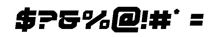 Crimson Destroyer Semi-Italic Font OTHER CHARS