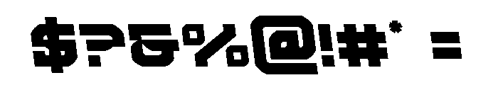 Crimson Destroyer Semi-Leftal Font OTHER CHARS