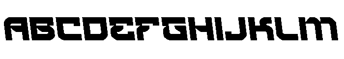 Crimson Destroyer Semi-Leftal FONT