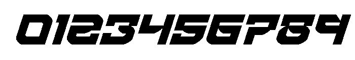 Crimson Destroyer Super-Italic Font OTHER CHARS