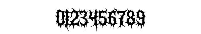 Crimson Sickness Font OTHER CHARS