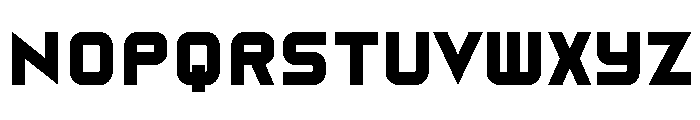 Croatia Black Regular Font UPPERCASE