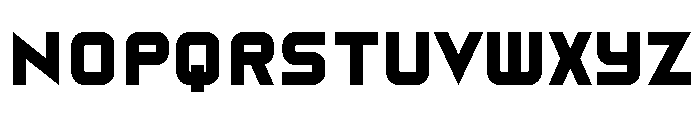 Croatia Black Regular Font LOWERCASE