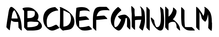 Crocus Font UPPERCASE