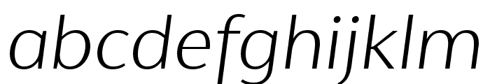 Cromlin DEMO ExtraLight Italic Font LOWERCASE