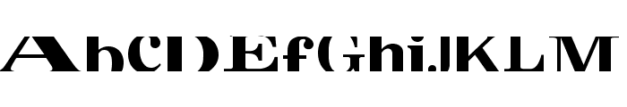 CropFontXtra Font LOWERCASE