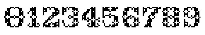 Cross Stitch Initials Regular Font OTHER CHARS