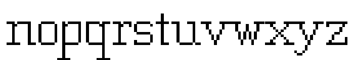 Cross Stitch Initials Regular Font LOWERCASE