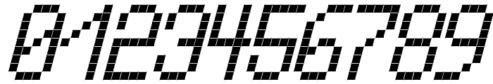 Cross led tfb bold Italic Font OTHER CHARS
