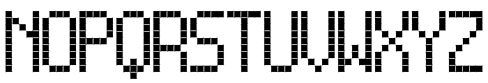 Cross led tfb bold Font LOWERCASE