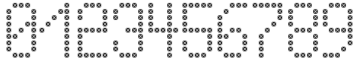 Cross led tfb Font OTHER CHARS