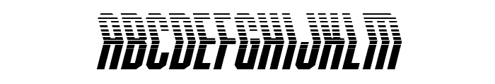 Crossbow Head Halftone Font LOWERCASE