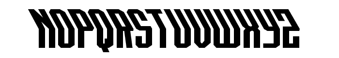 Crossbow Shaft Expanded Leftal Font LOWERCASE