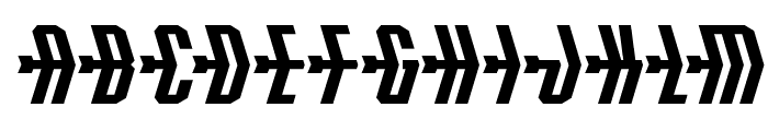 Crossbow Shaft Expanded Font UPPERCASE