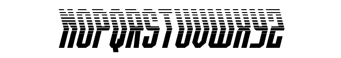 Crossbow Shaft Halftone Font LOWERCASE