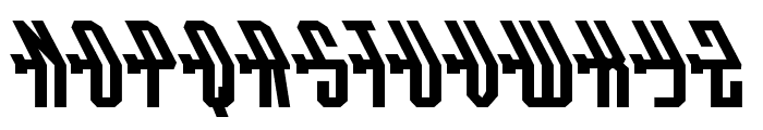 Crossbow Shaft Leftalic Font UPPERCASE