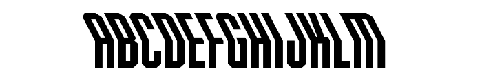 Crossbow Shaft Leftalic Font LOWERCASE