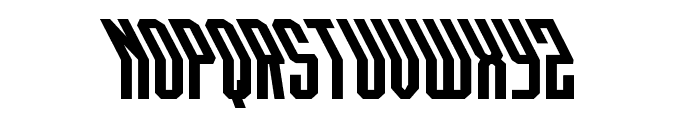 Crossbow Shaft Leftalic Font LOWERCASE