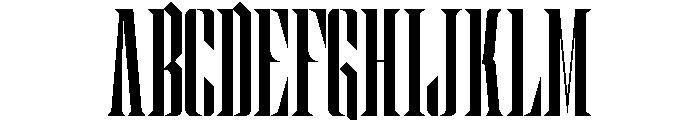 Crossed Learning Demo Regular Font UPPERCASE