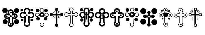 Crosses Regular Font LOWERCASE