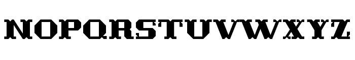 Crosterian Font UPPERCASE