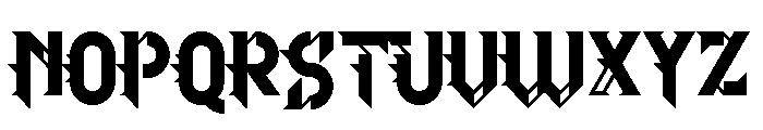 Crows Are Boring Straight Font UPPERCASE