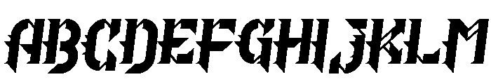 Crows Are Boring Font UPPERCASE