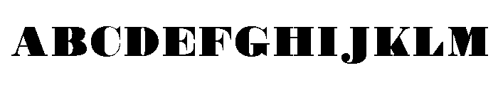 CrozierBlackCF-Regular Font UPPERCASE