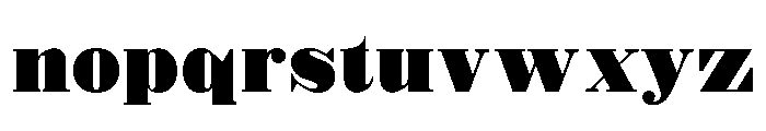 CrozierBlackCF-Regular Font LOWERCASE