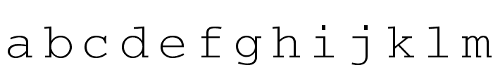 CrrCTT Font LOWERCASE