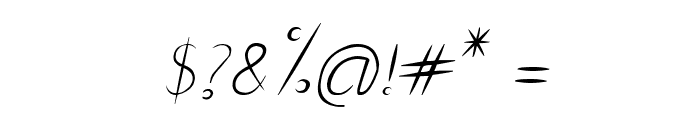 Cru-chaipot-mymoon-ltalic Font OTHER CHARS