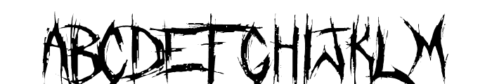 Crucifixion-Regular Font LOWERCASE
