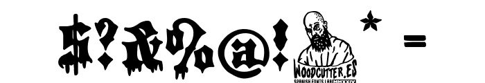 Crucifixion Font OTHER CHARS