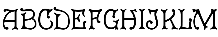 Cruickshank Font LOWERCASE