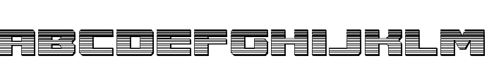 Cruiser Fortress Chrome Font LOWERCASE
