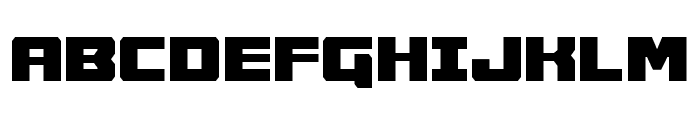 Cruiser Fortress Condensed Font UPPERCASE