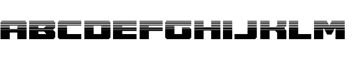 Cruiser Fortress Halftone Font LOWERCASE