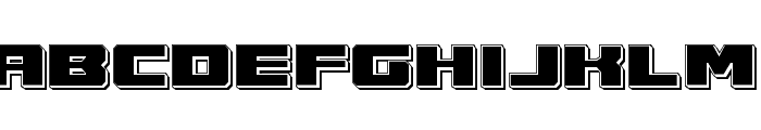 Cruiser Fortress Punch Font LOWERCASE