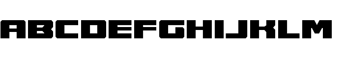 Cruiser Fortress Font LOWERCASE