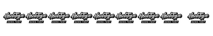 Crumpled Letter Demo Font OTHER CHARS