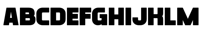 Crunch Regular Font UPPERCASE